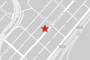 map for OMC Smokehouse, Lincoln Park, Duluth, MN